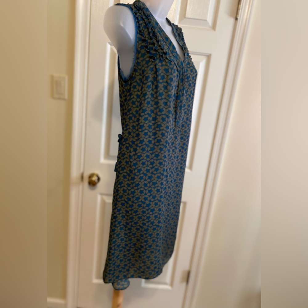 Simply Vera/Vera Wang - Lovely soft sleeveless v-neck loose dress, w/ruffles, XS - Picture 4 of 7